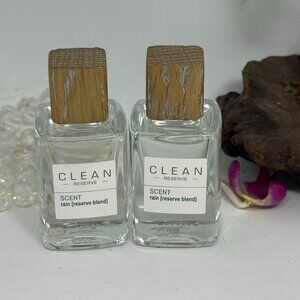 2x Clean Reserve Rain EDP Eau De Parfum Splash for Men & Women - .17 fl oz - New